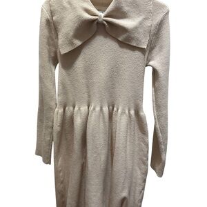 Primark Cream Kids Dress with Bow